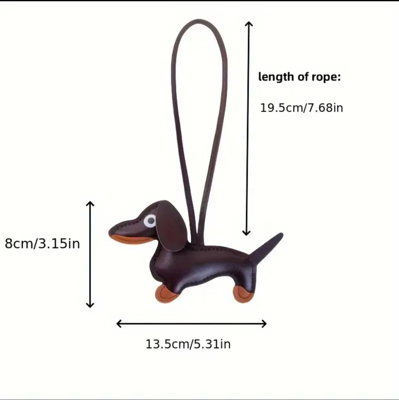 Dachshund bag charm